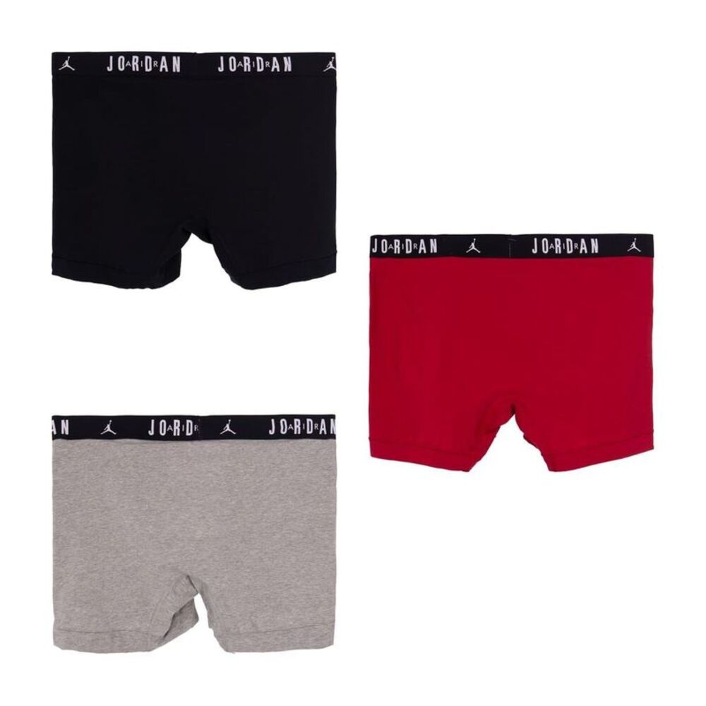 Air Mens Cotton Blend Briefs (Pack of 3) / Red/Black
